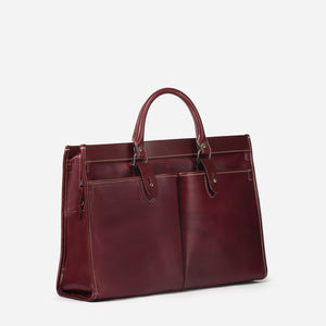 107 BUSINESS BAG <br> Calfskin leather briefcase