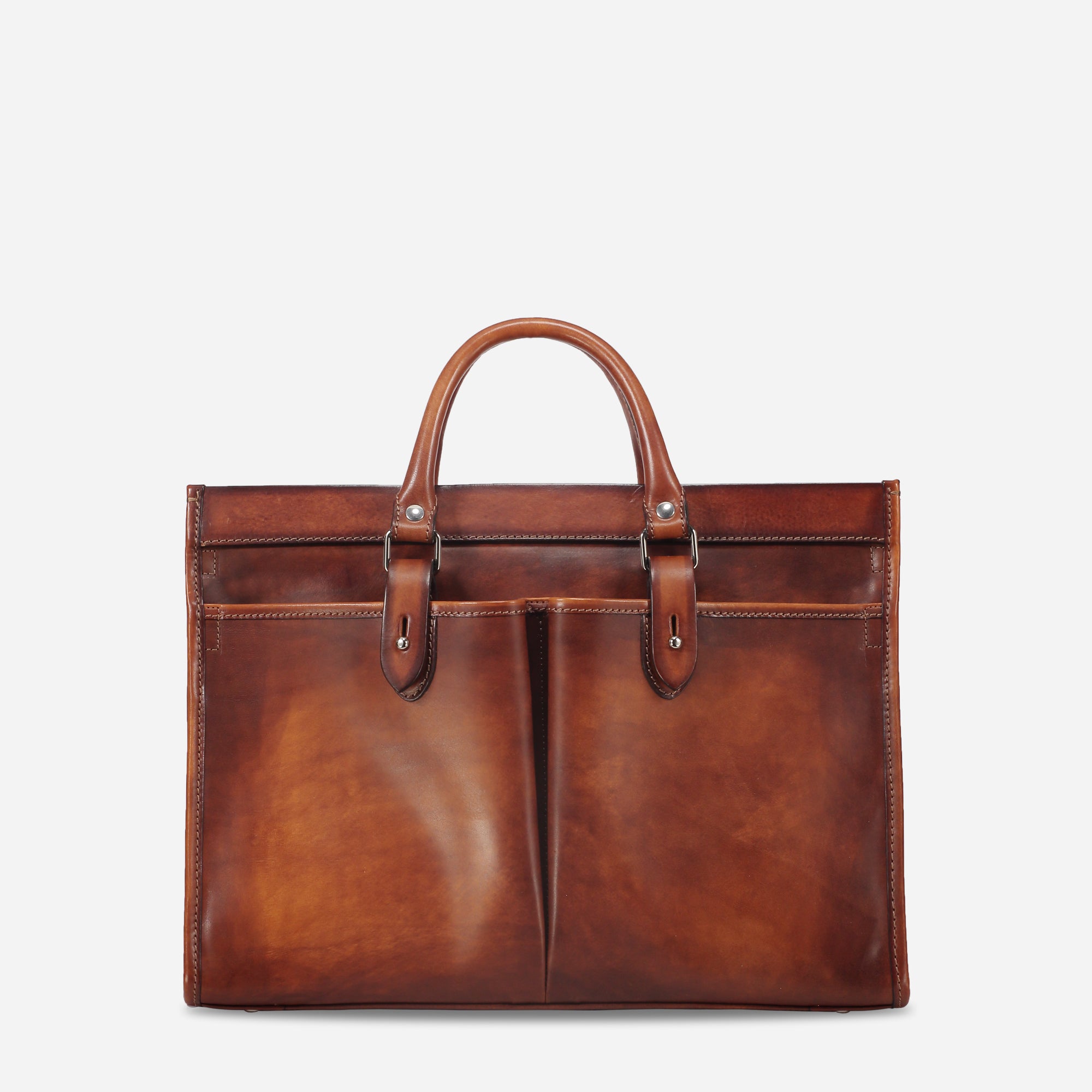 107 BUSINESS BAG <br> Hand dyed briefcase