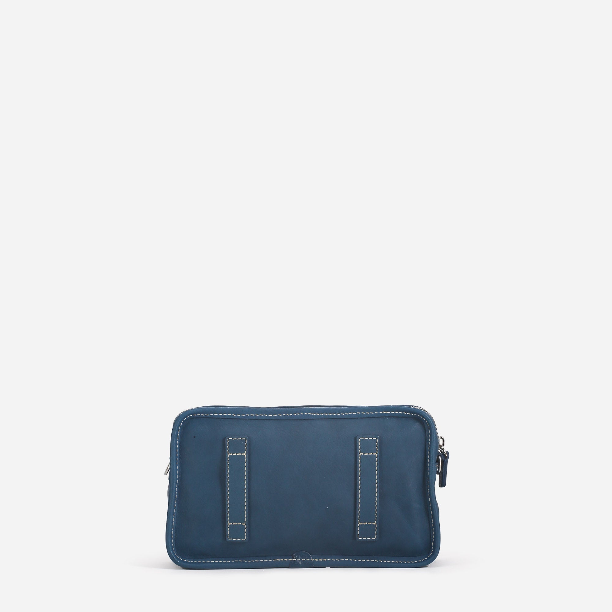 325–POUCH <br> Blue Calfskin leather